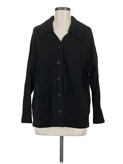 Pre-owned Cabi 3/4 Sleeve Button Down Shirt In Black