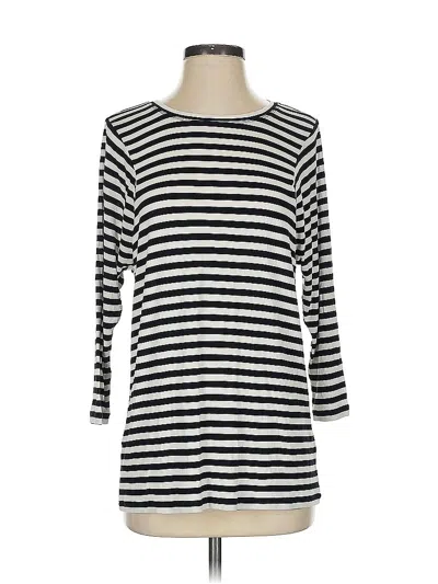 Pre-owned Cabi 3/4 Sleeve T-shirt In Black