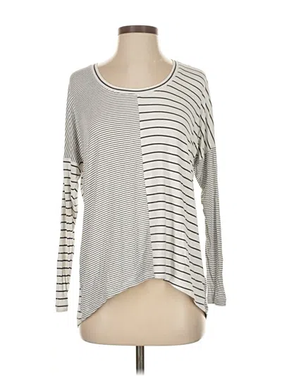 Pre-owned Cabi 3/4 Sleeve T-shirt In Gray