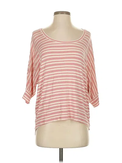Pre-owned Cabi 3/4 Sleeve T-shirt In Pink