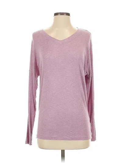 Pre-owned Cabi 3/4 Sleeve T-shirt In Purple