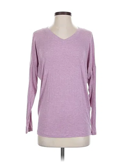 Pre-owned Cabi 3/4 Sleeve T-shirt In Purple