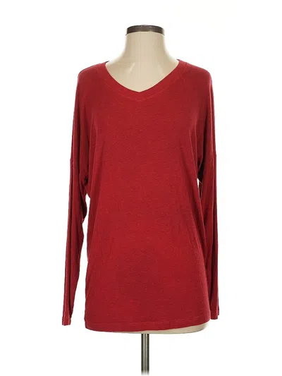Pre-owned Cabi 3/4 Sleeve T-shirt In Red