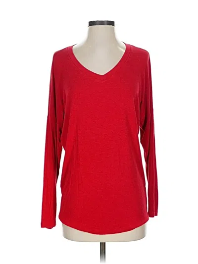 Pre-owned Cabi 3/4 Sleeve T-shirt In Red