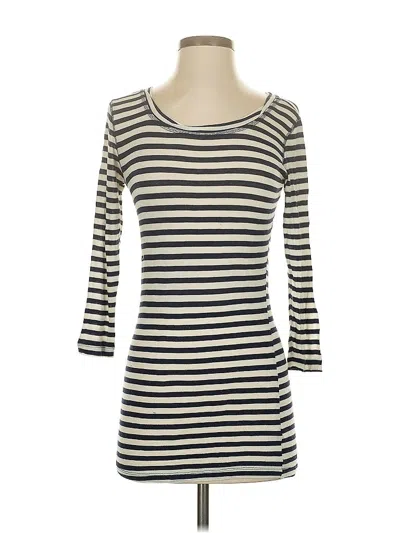 Pre-owned Cabi 3/4 Sleeve T-shirt In White