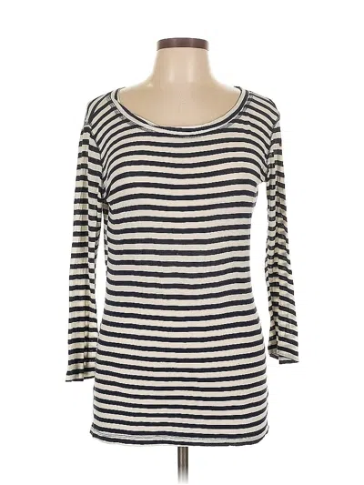 Pre-owned Cabi 3/4 Sleeve T-shirt In White