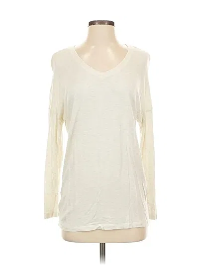 Pre-owned Cabi 3/4 Sleeve T-shirt In White