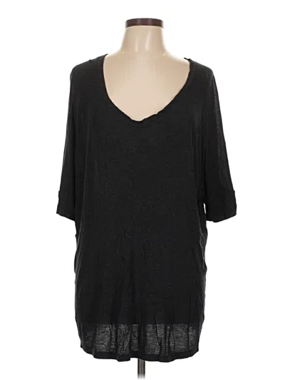 Pre-owned Cabi 3/4 Sleeve Top Black V Neck Tops