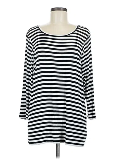 Pre-owned Cabi 3/4 Sleeve T-shirt In Black