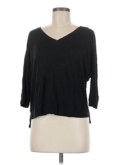 Pre-owned Cabi 3/4 Sleeve T-shirt In Black