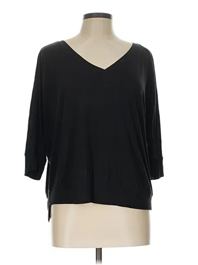 Pre-owned Cabi 3/4 Sleeve T-shirt In Black