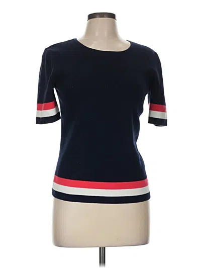 Pre-owned Cabi 3/4 Sleeve T-shirt In Blue