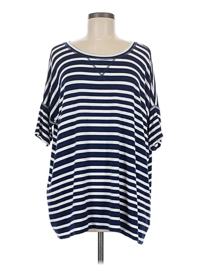 Pre-owned Cabi 3/4 Sleeve T-shirt In Blue