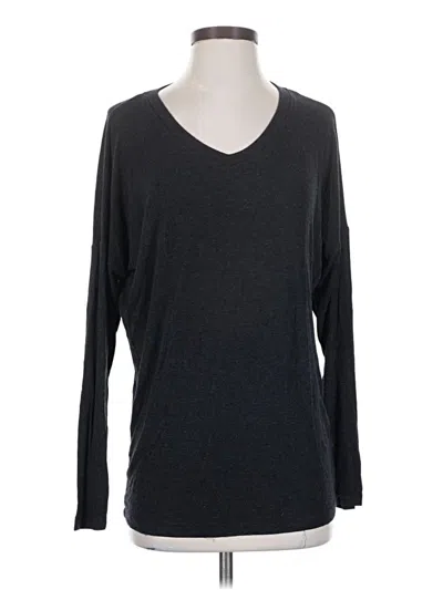 Pre-owned Cabi 3/4 Sleeve T-shirt In Gray