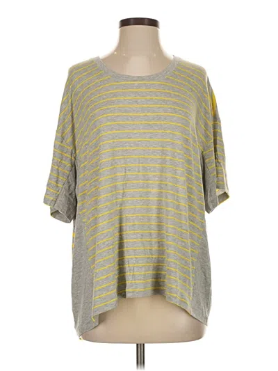 Pre-owned Cabi 3/4 Sleeve T-shirt In Gray