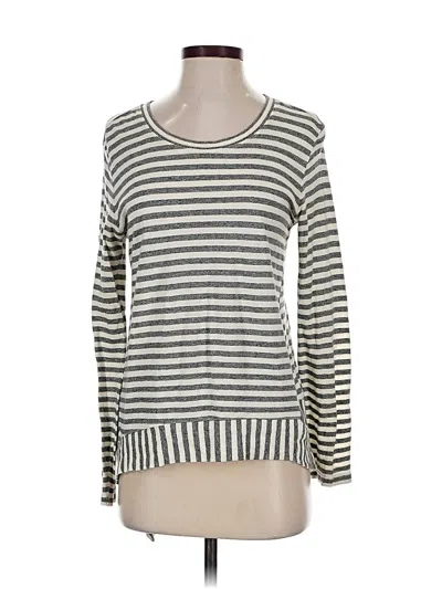 Pre-owned Cabi 3/4 Sleeve T-shirt In Gray