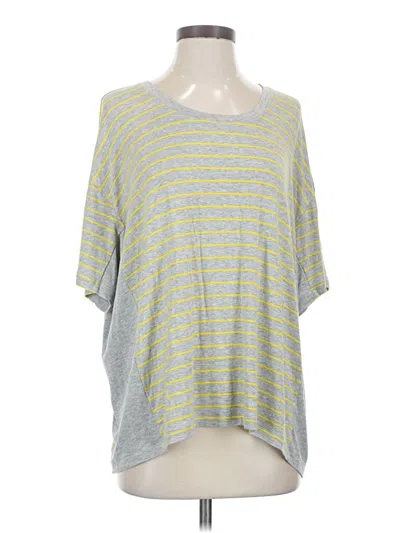 Pre-owned Cabi 3/4 Sleeve T-shirt In Gray