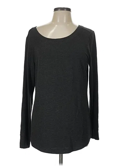Pre-owned Cabi 3/4 Sleeve T-shirt In Gray