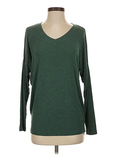 Pre-owned Cabi 3/4 Sleeve T-shirt In Green