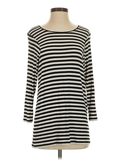 Pre-owned Cabi 3/4 Sleeve T-shirt In Ivory