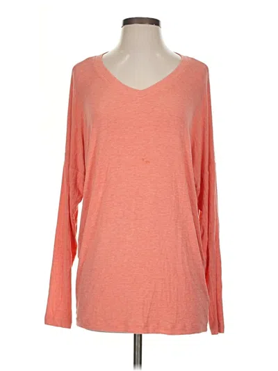 Pre-owned Cabi 3/4 Sleeve T-shirt In Orange
