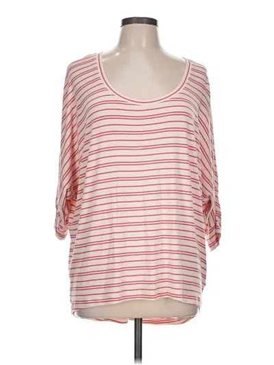 Pre-owned Cabi 3/4 Sleeve T-shirt In Pink