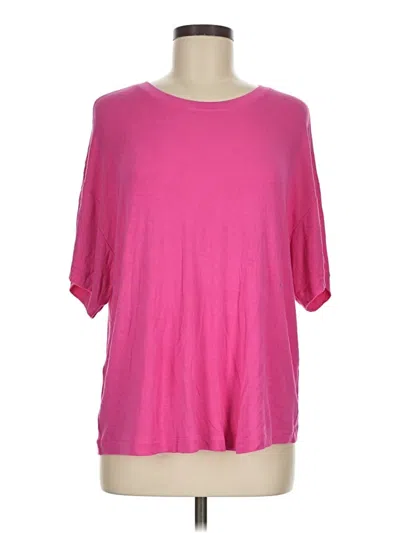 Pre-owned Cabi 3/4 Sleeve T-shirt In Pink