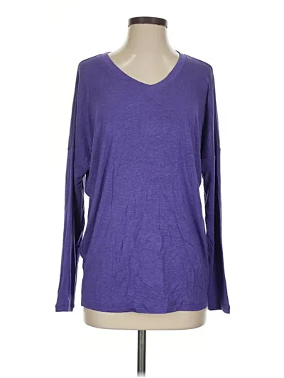 Pre-owned Cabi 3/4 Sleeve T-shirt In Purple