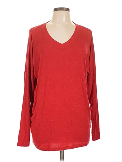 Pre-owned Cabi 3/4 Sleeve T-shirt In Red