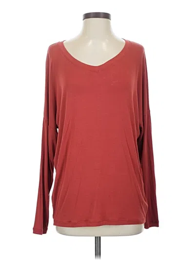Pre-owned Cabi 3/4 Sleeve T-shirt In Red