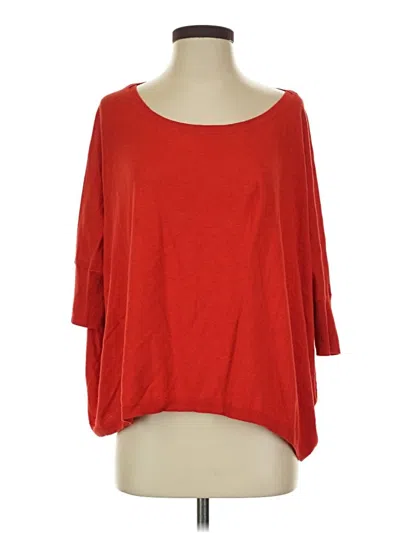 Pre-owned Cabi 3/4 Sleeve T-shirt In Red