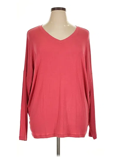 Pre-owned Cabi 3/4 Sleeve T-shirt In Red