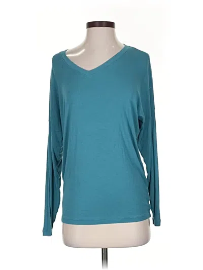 Pre-owned Cabi 3/4 Sleeve T-shirt In Teal