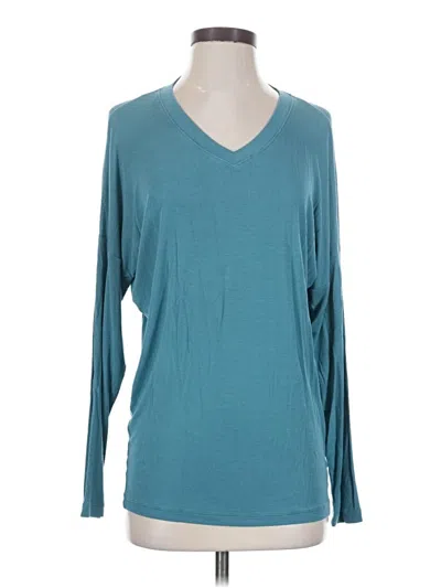 Pre-owned Cabi 3/4 Sleeve T-shirt In Teal