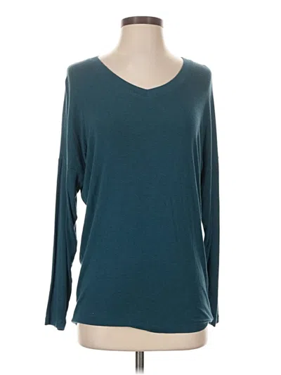 Pre-owned Cabi 3/4 Sleeve T-shirt In Teal