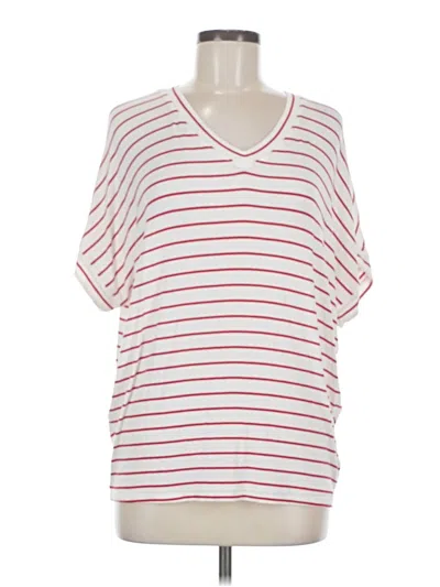 Pre-owned Cabi 3/4 Sleeve T-shirt In White