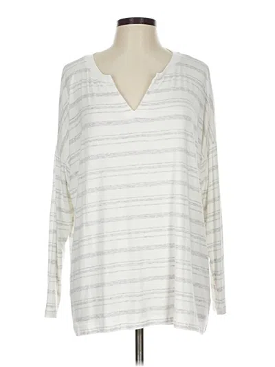 Pre-owned Cabi 3/4 Sleeve T-shirt In White