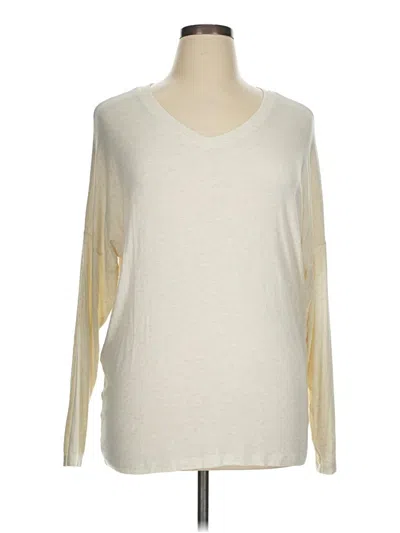 Pre-owned Cabi 3/4 Sleeve T-shirt In White