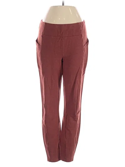 Pre-owned Cabi Active Pants In Burgundy