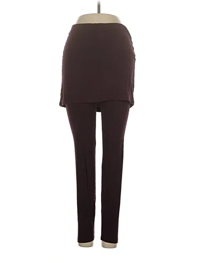 Pre-owned Cabi Active Pants In Burgundy