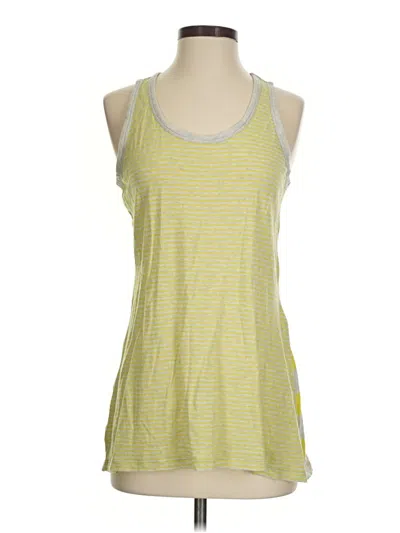 Pre-owned Cabi Active Tank Top In Yellow