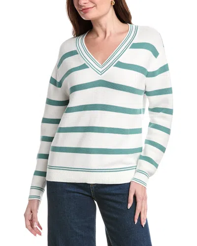 Cabi Arena V-neck Pullover In White