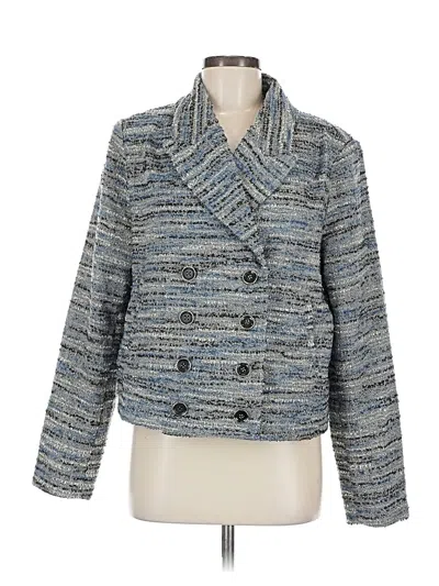 Pre-owned Cabi Blazer Jacket In Blue