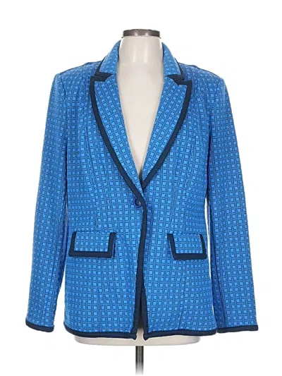 Pre-owned Cabi Blazer Jacket In Blue