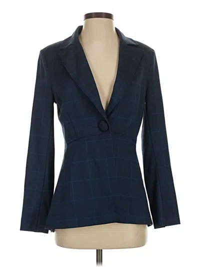 Pre-owned Cabi Blazer Jacket In Blue
