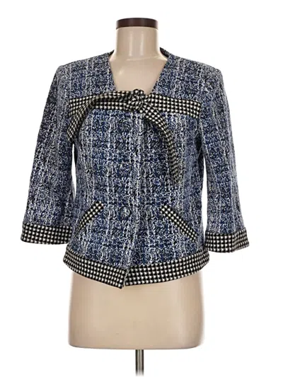 Pre-owned Cabi Blazer Jacket In Blue