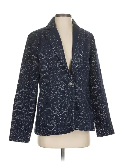Pre-owned Cabi Blazer Jacket In Blue
