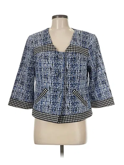 Pre-owned Cabi Blazer Jacket In Blue