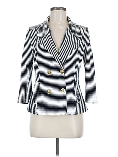 Pre-owned Cabi Blazer Jacket In Blue
