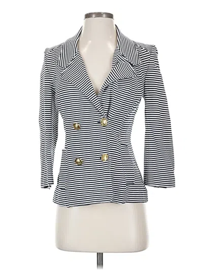 Pre-owned Cabi Blazer Jacket In Blue